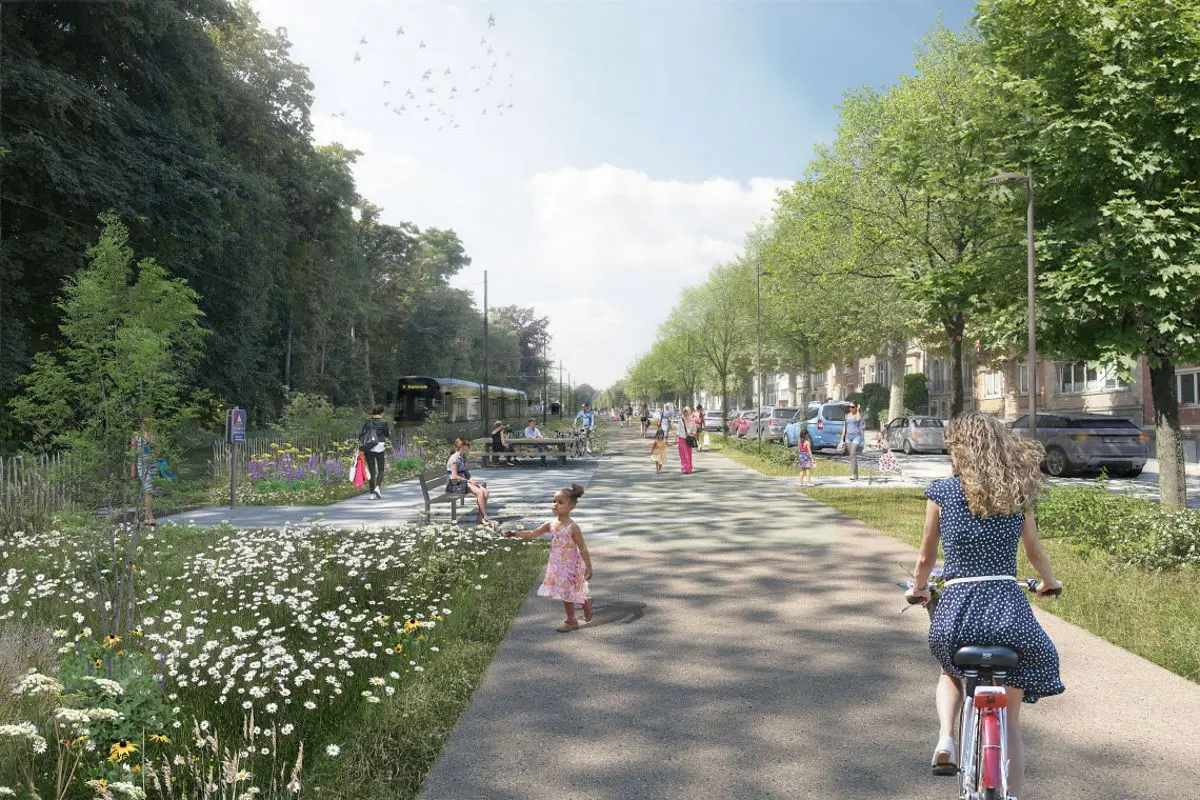 Een voorbeeldweergave van hoe de plannen er zullen uitzien
