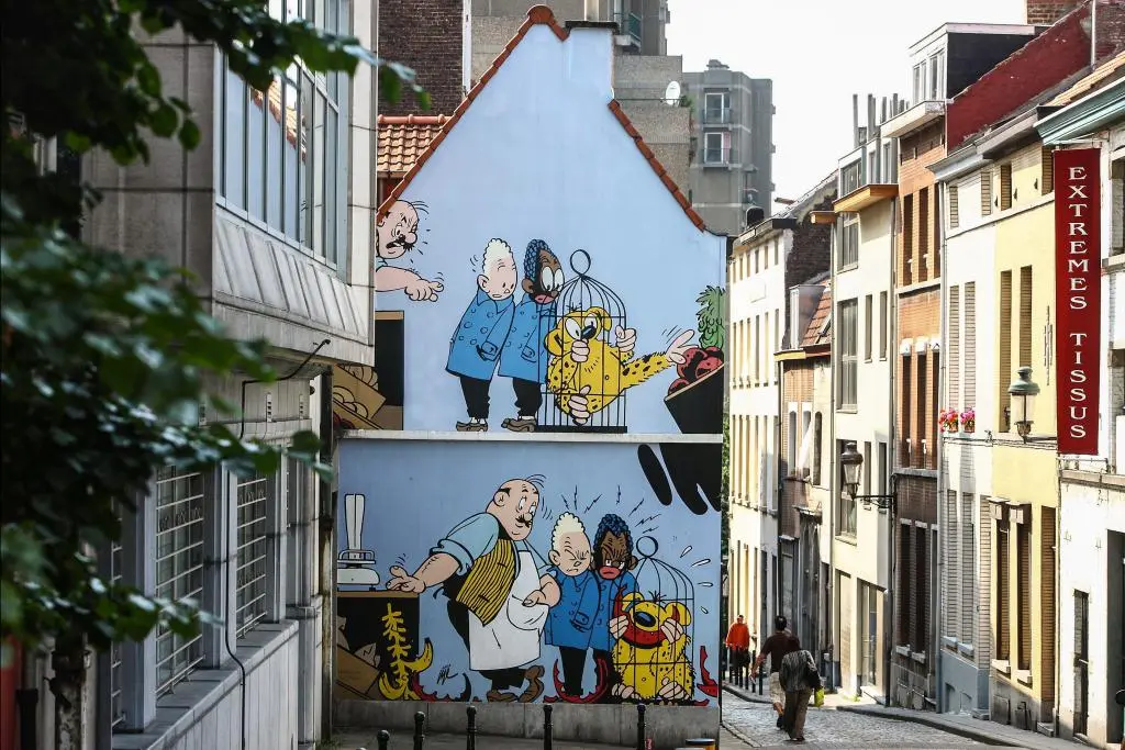 cartoon walk