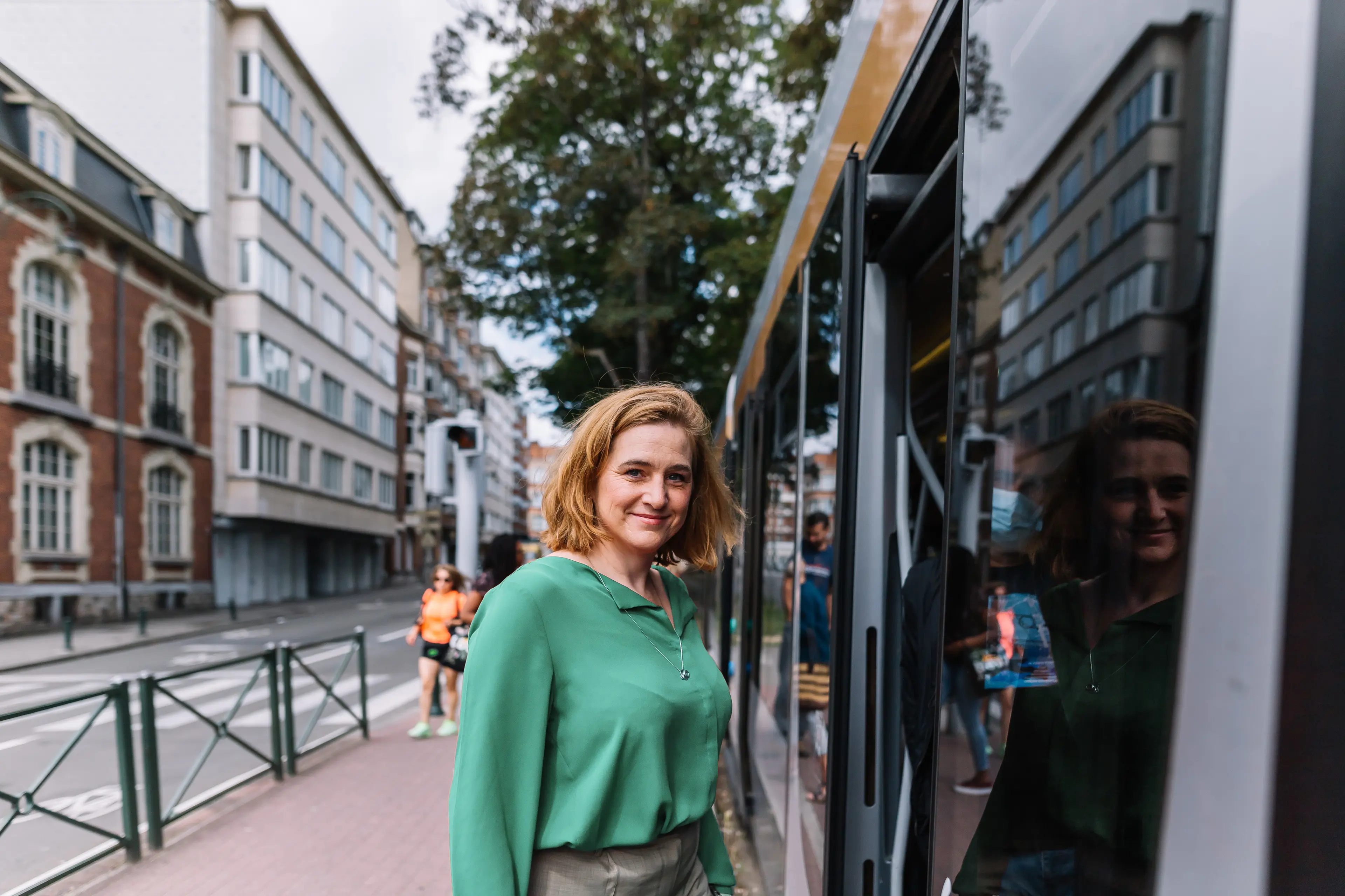 Elke Van den Brandt Tram Brussels